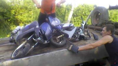 Двое скутеристов погибло под москвой Двое скутеристов погибло под москвой