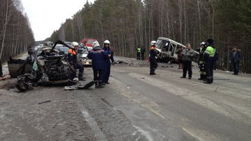 Пассажирский автобус попал в ДТП под Новосибирском Пассажирский автобус попал в ДТП под Новосибирском