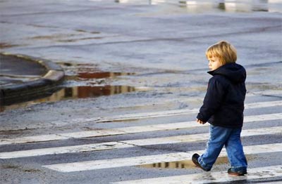 Ребенка сбили на пешеходе