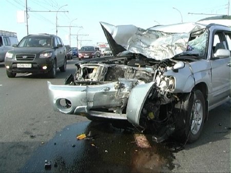 Москвичка на Subaru совершила лобовое ДТП под Рязанью