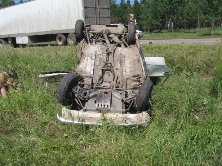 14 летний школьник на Калине попал в ДТП в 2 часа ночи