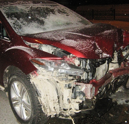 ДТП в Екатеринбурге с участием трех автомобилей