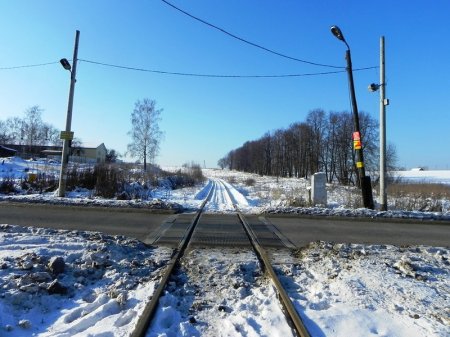 ДТП на железнодорожном переезде в Свердловской области