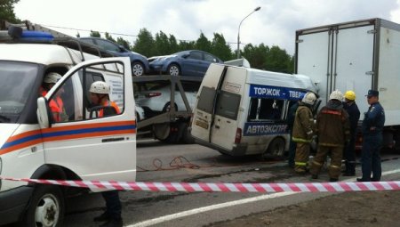 ДТП с маршруткой в Тверской области