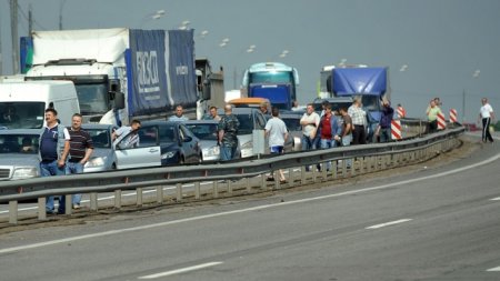Серьезная авария на МКАД, один человек погиб