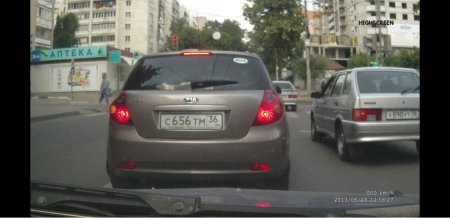 Проезд на красный сигнал светофора