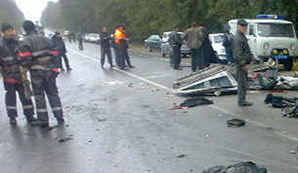 Шесть пассажиров микроавтобуса погибли в ДТП в Бурятии