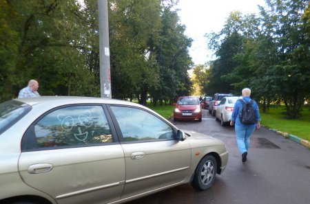 Проезд на запрещенный знак.