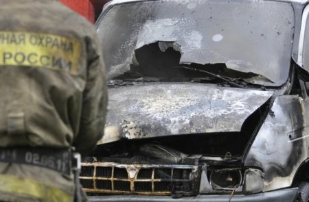 Два человека сгорели заживо в машине в результате ДТП, произошедшего на Кубани