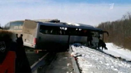 В Ханты-Мансийском АО в ДТП попал автобус
