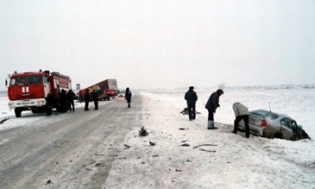 Страшное столкновение на трассе в Башкирии. Виновник происшествия погиб на месте.