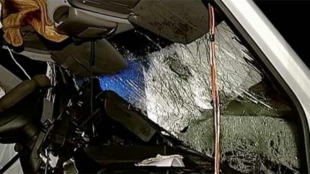 В Ульяновской области микроавтобус из Казани столкнулся с Камазом!!!