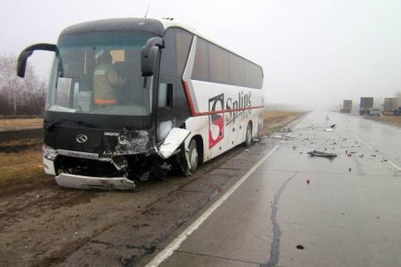 В аварии с автобусом в Волгоградской обл. погибли 2 человека!!!
