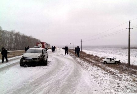 В Башкирии произошло тройное ДТП – один пассажир погиб, еще три человека пострадали!!!