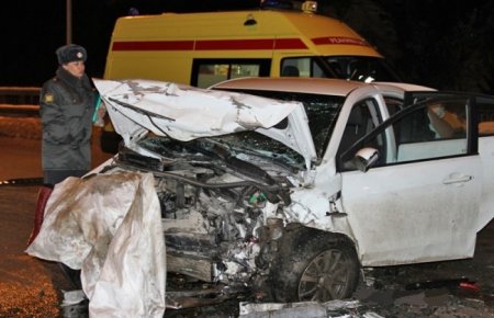 В Ханты-Мансийске по вине пьяного курсанта автошколы произошла авария!!!