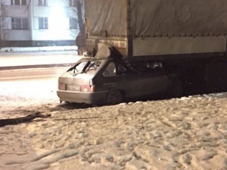 В Кировском районе «Лада» попала под тягач – пострадал водитель ВАЗа-2114!!!