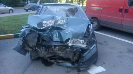 Лобовое столкновение...