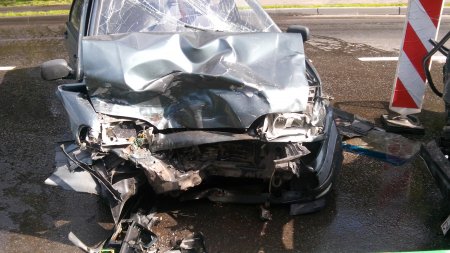 Лобовое столкновение...