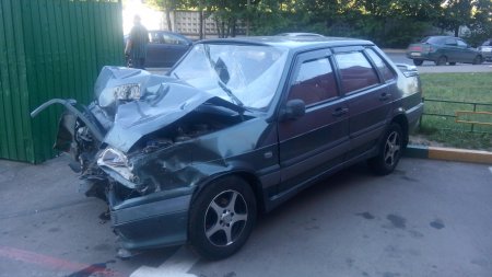 Лобовое столкновение...