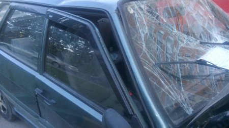 Лобовое столкновение...