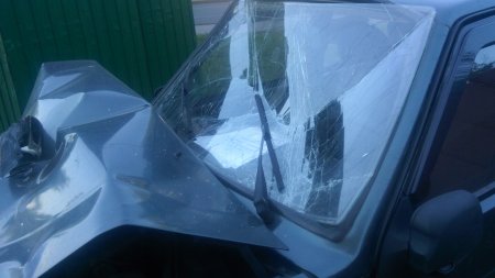 Лобовое столкновение...