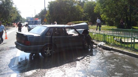 Лобовое столкновение...